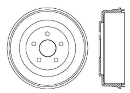Rr Brake Drum   FVP   123.63046