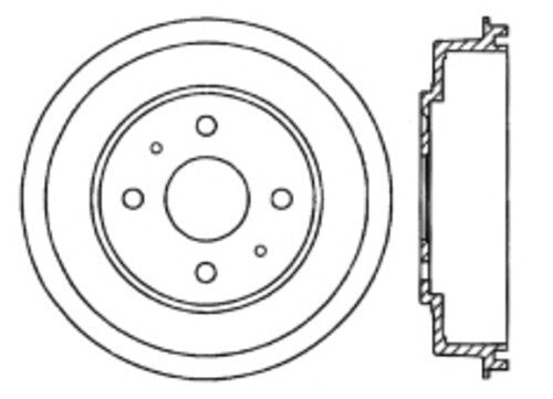 Rr Brake Drum   FVP   123.51011