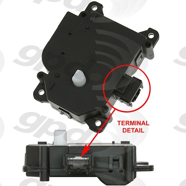 Heater Blend Door/Water Shutoff Actuator   Global Parts Distributors   1712330