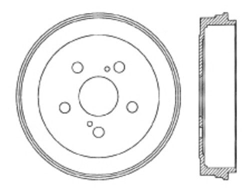 Rr Brake Drum   FVP   123.44042