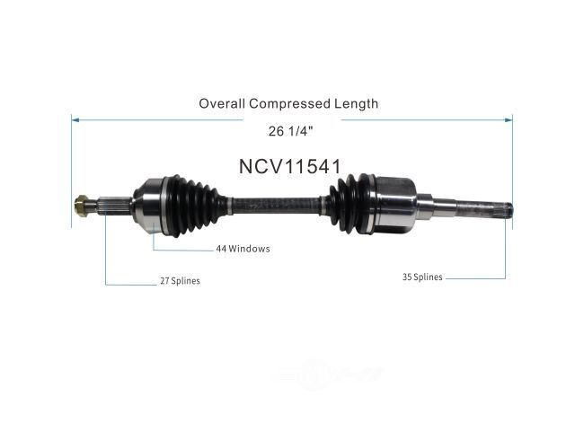 Left New CV Complete Assy   GSP North America   NCV11541
