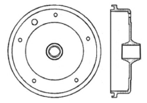 Frt Brake Drum   FVP   123.33009