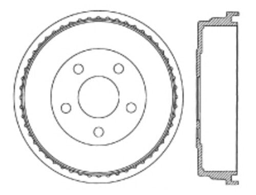 Rr Brake Drum   FVP   123.61049