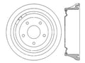 Rr Brake Drum   FVP   123.62014