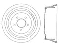 Rr Brake Drum   FVP   123.61009