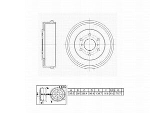 Rr Brake Drum   FVP   666522
