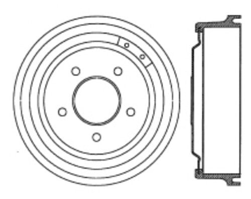 Rr Brake Drum   FVP   123.65028