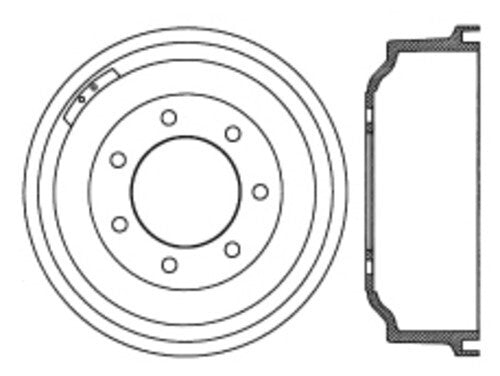 Rr Brake Drum   FVP   123.65039