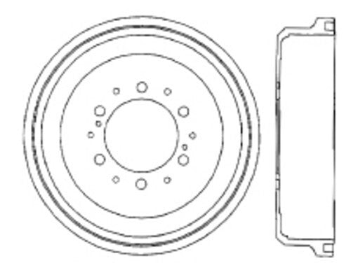 Rr Brake Drum   FVP   123.44022