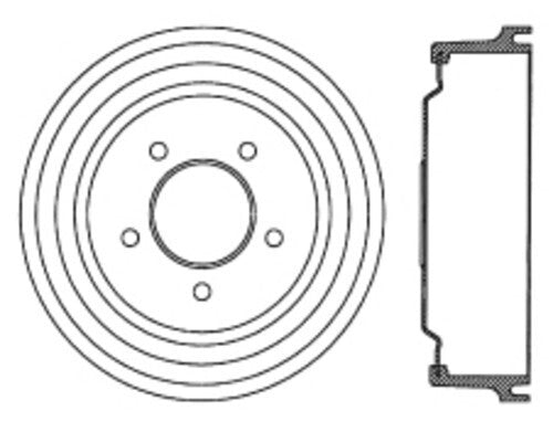 Rr Brake Drum   FVP   123.65045