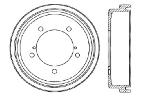 Rr Brake Drum   FVP   123.48015