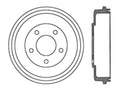 Rr Brake Drum   FVP   123.65044