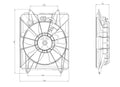 Radiator Fan Assy  TYC  601330