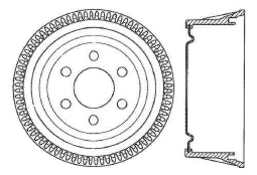 Rr Brake Drum   FVP   123.67022