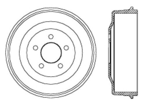 Rr Brake Drum   FVP   123.63047