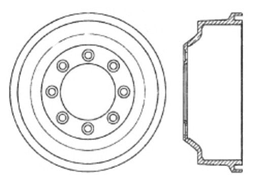 Rr Brake Drum   FVP   123.65025