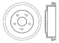 Rr Brake Drum   FVP   123.40012
