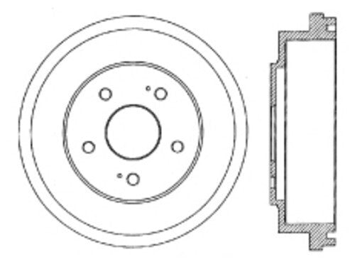 Rr Brake Drum   FVP   123.40012