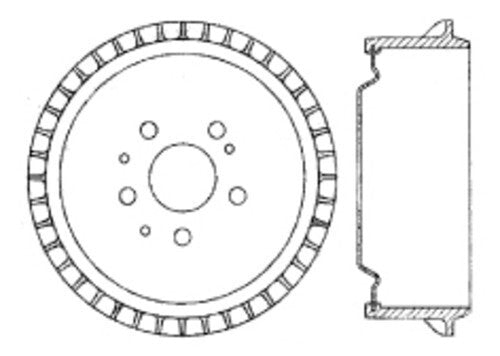 Rr Brake Drum   FVP   123.63039
