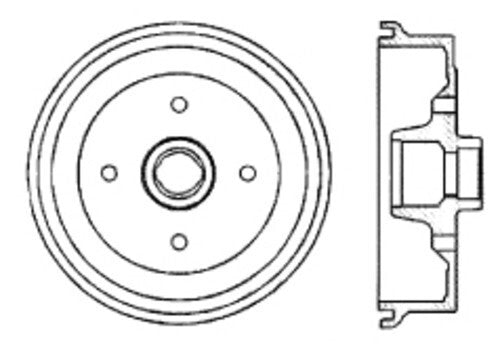 Frt Brake Drum   FVP   123.33005