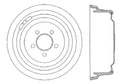 Rr Brake Drum   FVP   123.63016