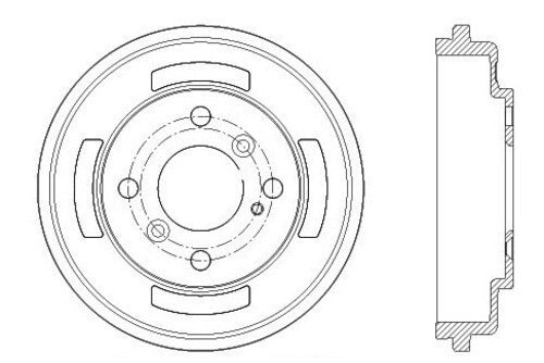 Rr Brake Drum   FVP   123.61051