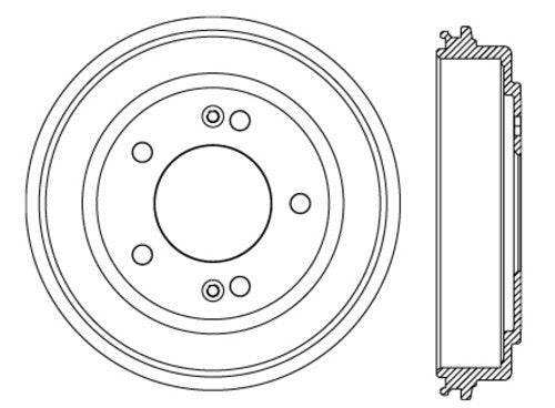 Rr Brake Drum   FVP   123.51014