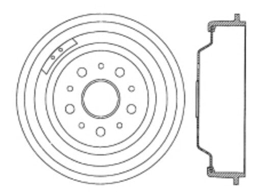 Rr Brake Drum   FVP   123.61002