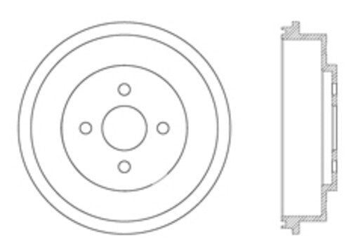 Rr Brake Drum   FVP   123.62038