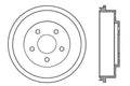 Rr Brake Drum   FVP   123.62039