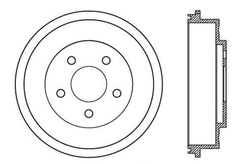 Rr Brake Drum   FVP   123.62039