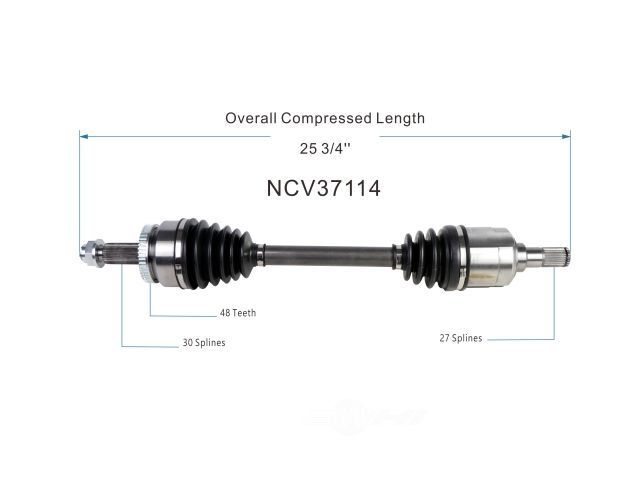 Left New CV Complete Assy   GSP North America   NCV37114