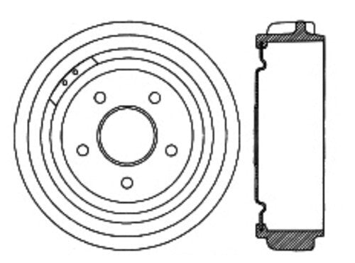 Frt Brake Drum   FVP   123.62003