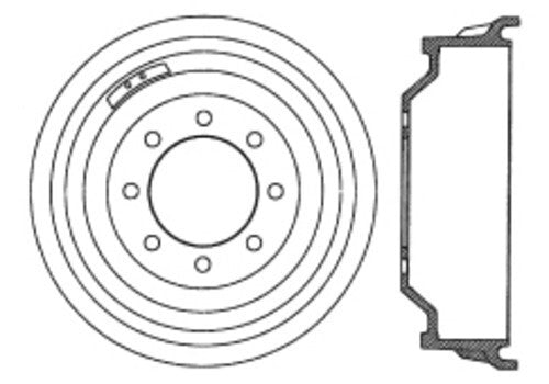 Rr Brake Drum   FVP   123.67027