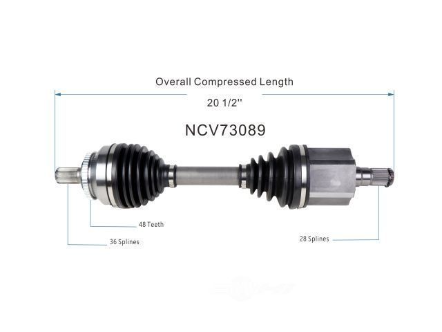 Left New CV Complete Assy   GSP North America   NCV73089