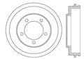 Rr Brake Drum   FVP   123.46024