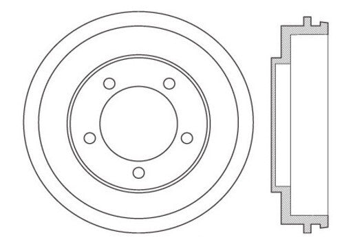 Rr Brake Drum   FVP   123.46024