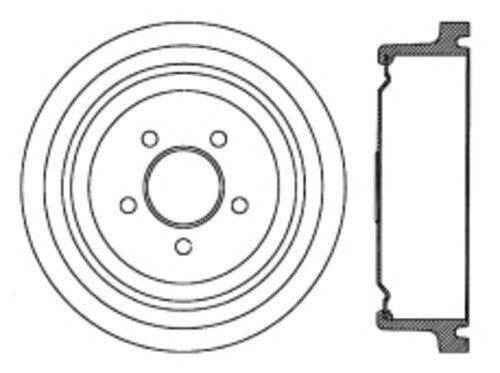 Rr Brake Drum   FVP   123.65037