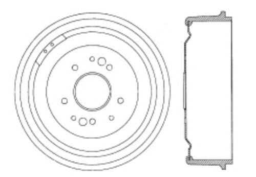 Frt Brake Drum   FVP   123.62001