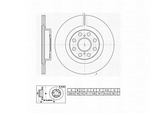 Rr Disc Brake Rotor   FVP   662985