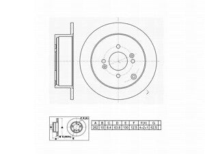 Rr Disc Brake Rotor   FVP   661713