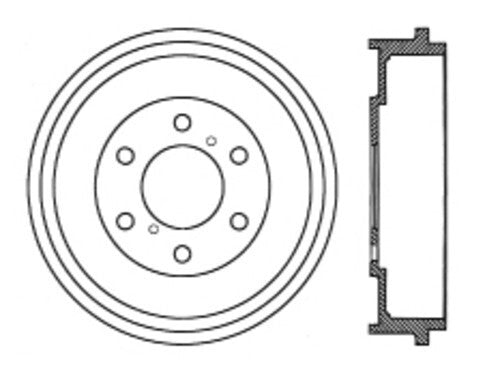 Rr Brake Drum   FVP   123.66044