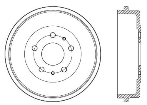 Rr Brake Drum   FVP   123.61052