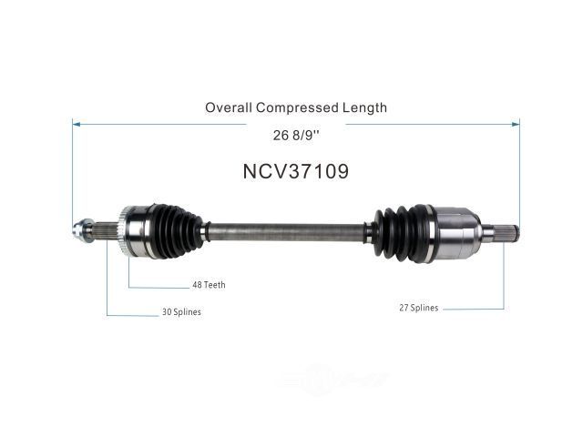 Left New CV Complete Assy   GSP North America   NCV37109