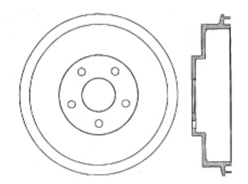 Rr Brake Drum   FVP   123.47011