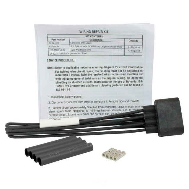 Blower Resistor Connector  Motorcraft  WPT1591