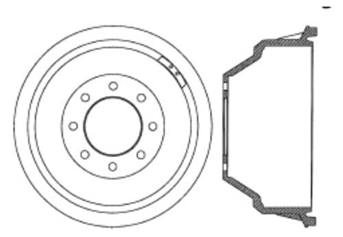 Rr Brake Drum   FVP   123.66029