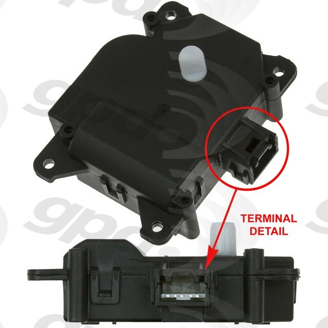 Heater Blend Door/Water Shutoff Actuator   Global Parts Distributors   1712327