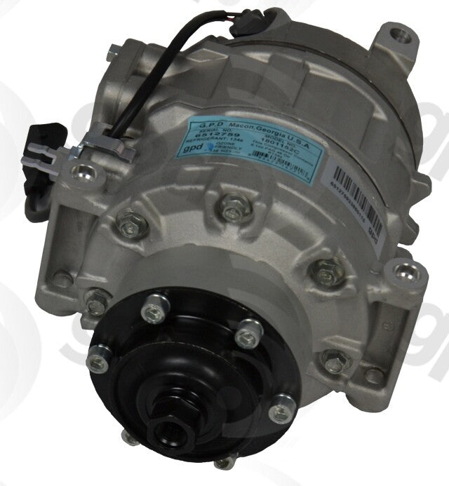 A/C  Compressor & Clutch-New   Global Parts Distributors   6512759