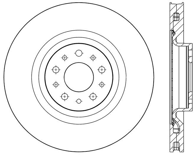 Frt Disc Brake Rotor   FVP   121.04006